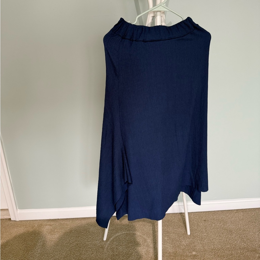 Elegant Navy Blue Women's Skirt